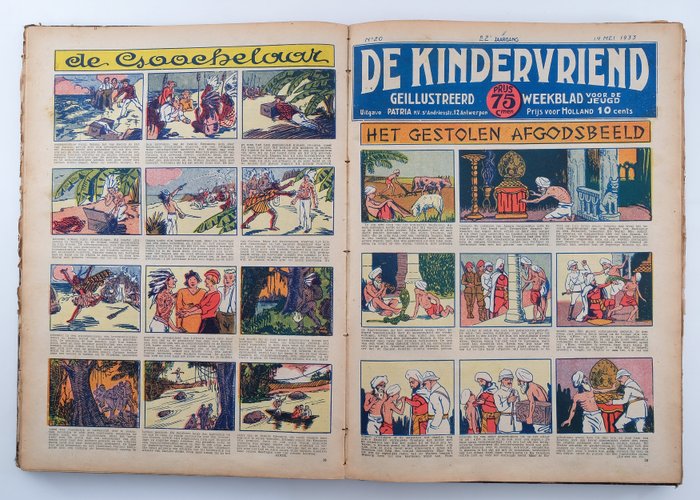 De Kindervriend - Geïllustreerd weekblad - 8 捆綁 - 1921/1933