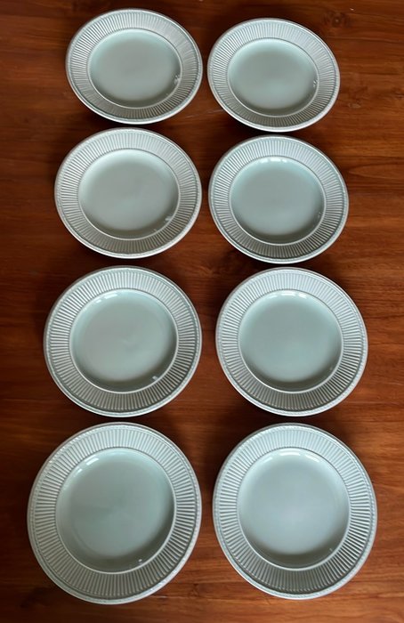Wedgwood - Reggeliző tányér (8) - Queen's ware, Edme - Porcelán