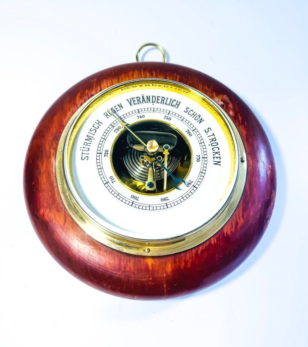 Lufft - Barometer - Glas, Hout, Messing