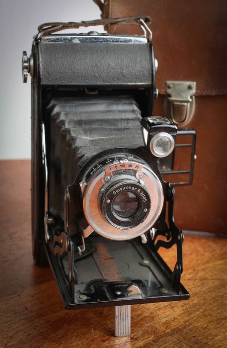 Wirgin Folding  lens  Gewironar 6,3 105 mm + étui 模拟折叠相机