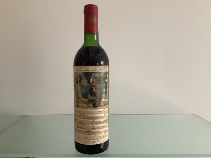 1973 Chateau Mouton Rothschild - Pauillac 1er Grand Cru Classé - 1 Bottiglia (0,75 litri)