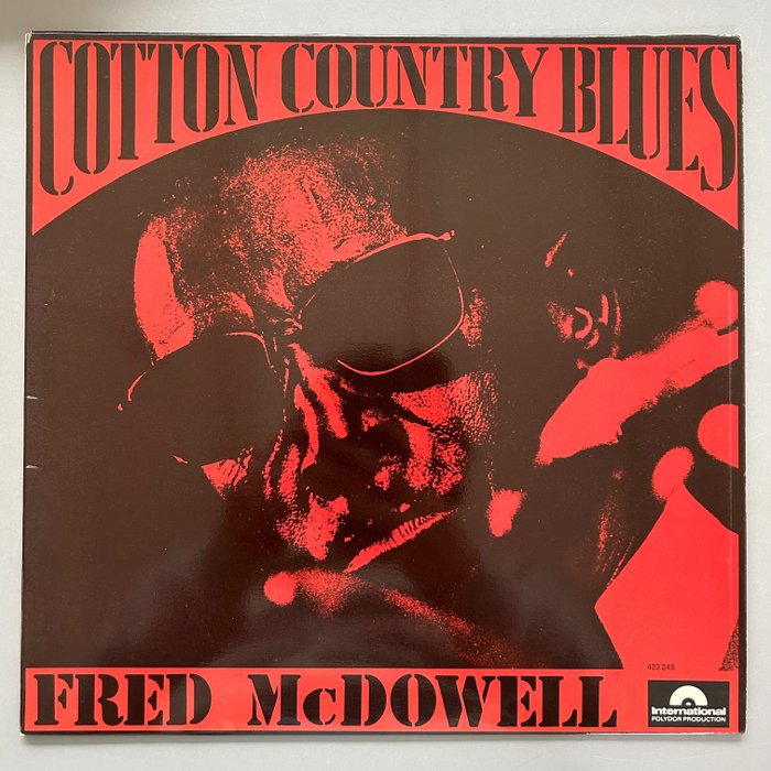 Fred McDowell - Cotton Country Blues (White Label PROMO!) - 單張黑膠唱片 - 第一批 模壓雷射唱片 - 1967