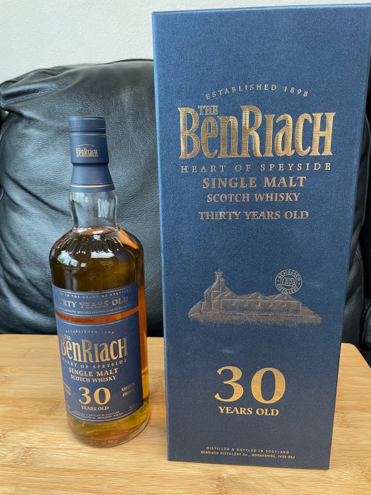 Benriach 30 years old - Original bottling  - b. 2010-tallet - 70cl