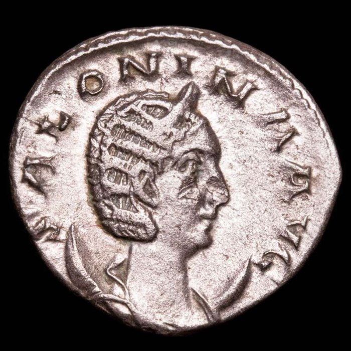 罗马帝国. 萨洛维纳 （奥古斯塔， 公元254-268）. Antoninianus Minted in Roma (Rome), 257-258. IVNO REGINA  (没有保留价)