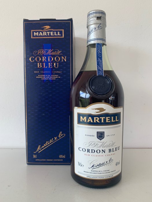 Martell - Cordon Bleu Old Classic Cognac  - b. 1990-tallet - 70cl