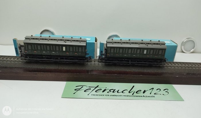 Märklin H0 - 4004 - 模型客運火車 (2) - 2輛客車 - DB