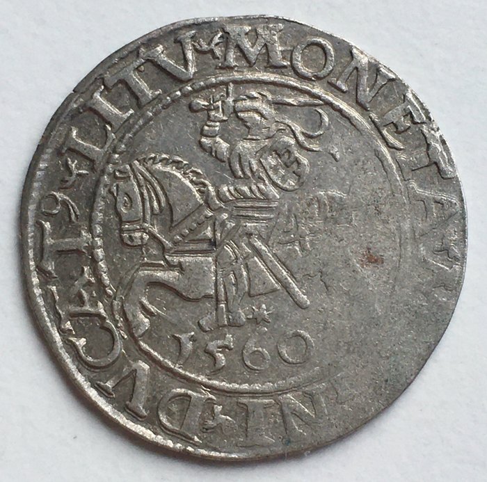 Polen. Zygmunt II August (1545-1572). Półgrosz 1560 * Wilno  (Ohne Mindestpreis)