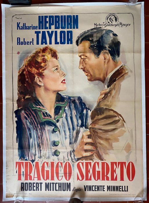 Ercole Brini - Undercurrent / Lame de Fond (Katharine Hepburn, Robert Taylor) - Década de 1940