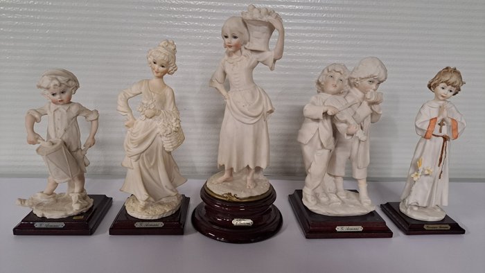 Capodimonte, Florence - Giuseppe Armani - Figurine (5) - Biskuitporzellan