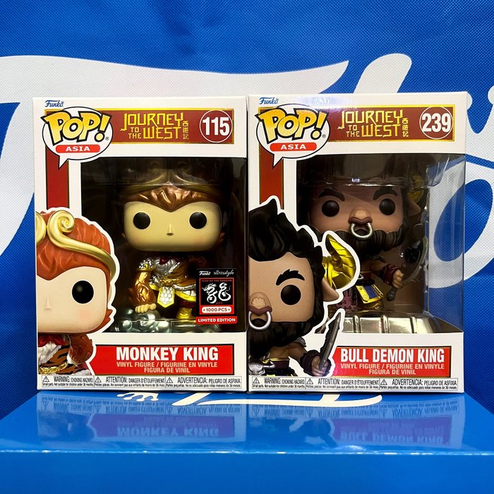 Funko  - Action-Figur Asia Journey to the West Monkey King Metallic 1000pcs Limited Edition & Bull Demon King - 2020 und ff. - China