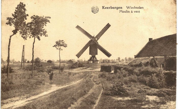 Belgien - Wassermühle, Windmühle - Postkarte (105) - 1900-2000