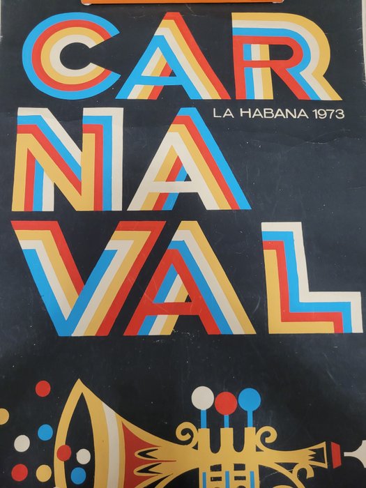 Sconosciuto - x2 Carnevale poster La Habana - 1970er Jahre