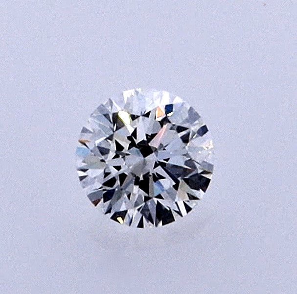 1 pcs 鑽石 - 0.40 ct - 圓形 - F(近乎無色) - VVS1