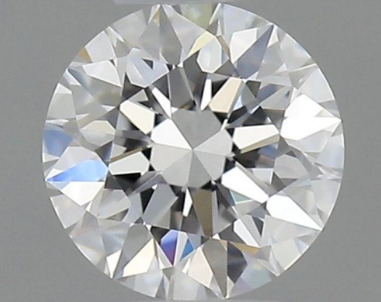 1 pcs Diamant - 0.40 ct - Brillant - E - IF (makellos), *No Reserve Price* *3EX*