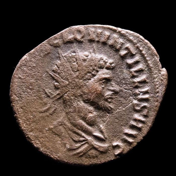 羅馬帝國. 昆提盧斯 (AD 270). Antoninianus Rome, end 270. SECVRIT AVG  (沒有保留價)