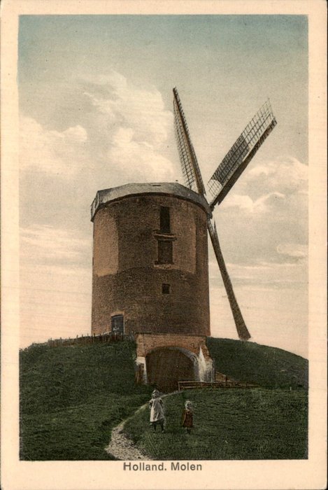 Watermolen, Windmolen, Molen/Molens - Ansichtkaart (97) - 1915-1980