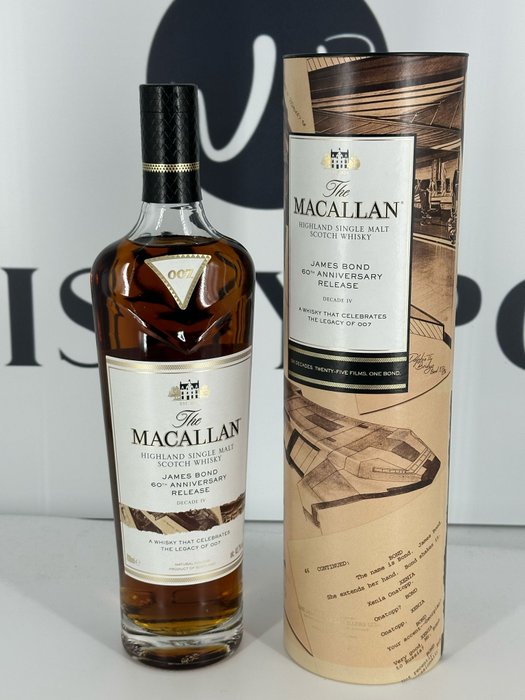 Macallan - James Bond 60th Anniversary Release Decade IV - Original bottling  - 700 ml