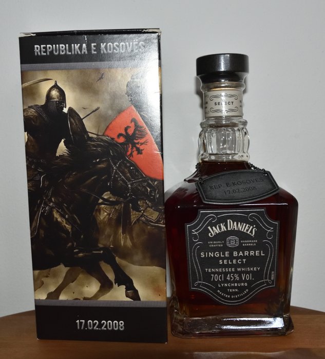 Jack Daniel's - Single Barrel Select - Rep. E Kosoves 17.02.2008  - b. 2018  - 70 cl