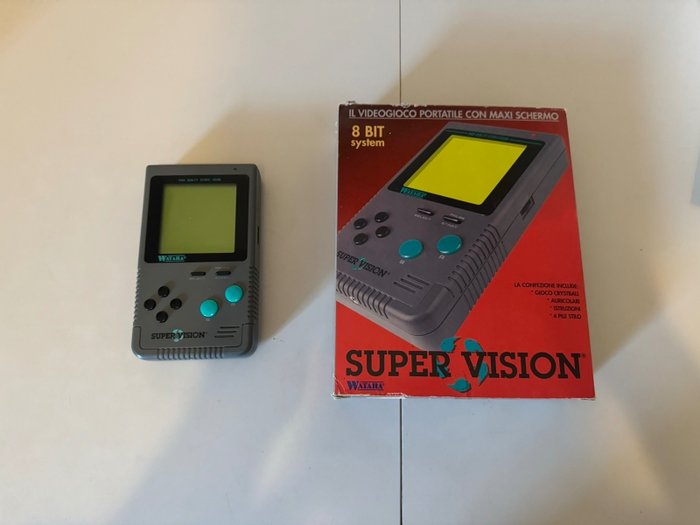 Watara - Super Vision - 電子遊戲機 - 帶原裝盒