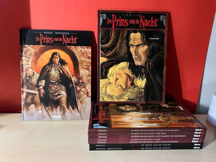 De Prins van de nacht 1 t/m 9 - Complete reeks - 9 Album - First edition/reprint