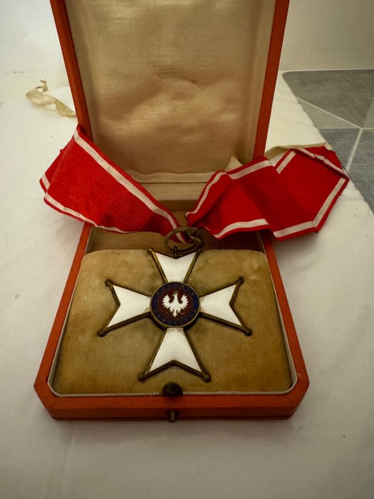 Polonia - Medaglia - Ordre de polonia restituta , croix de commandeur