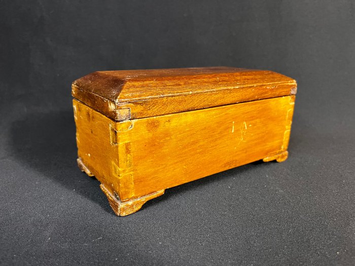 Arca - Antigua caja de madera para escribir, Art Déco - Madera