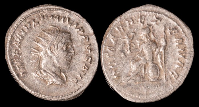 Ókori római Ezüst Antoninianus Fülöp Arab  (Nincs minimálár)