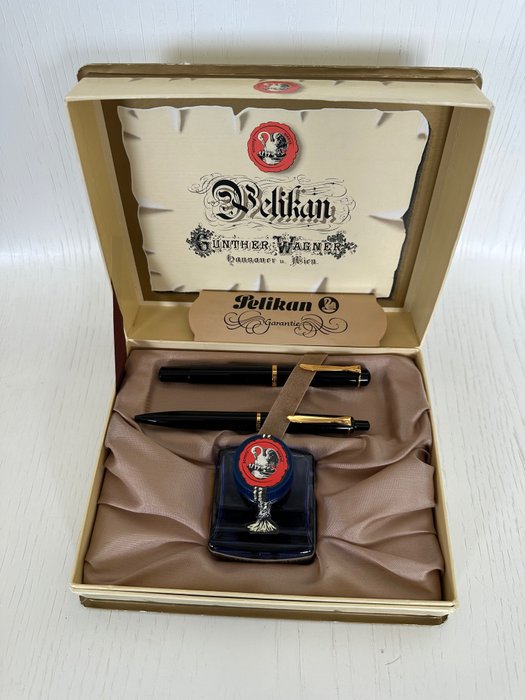 Pelikan - Vintage GV400 & M200 pen giftset - Caneta de tinta permanente