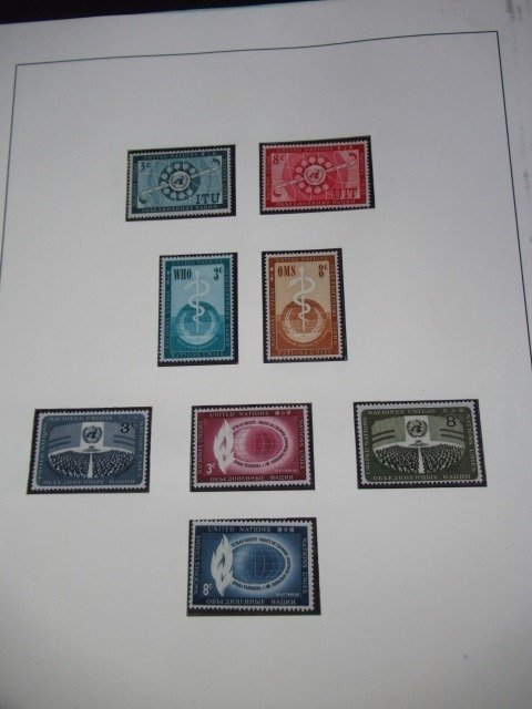 Nazioni Unite  - collezione di francobolli avanzata