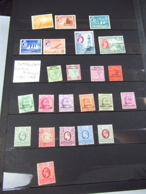 英國殖民地  - 包括蘇丹，郵票收藏