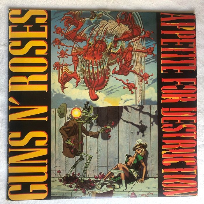 GunsÂ nâ€™Â Roses - Appetite For Destruction - LP - 1987