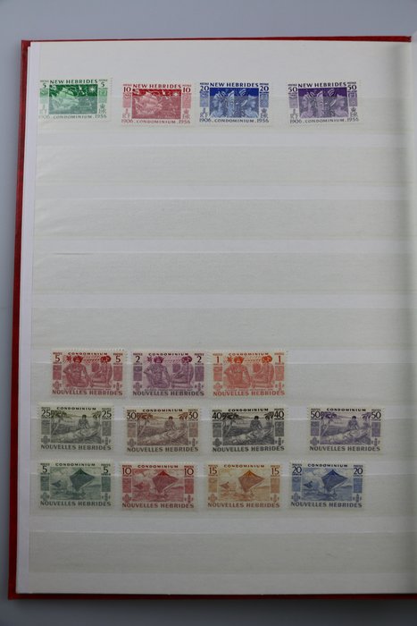 Tuvalu ja Uudet Hebridit  - Mukava postimerkkikokoelma / Classic + Modernista
