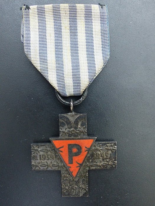 Polen - Medalj - Polish Auschwitz Concentration Camp Survivors Medal