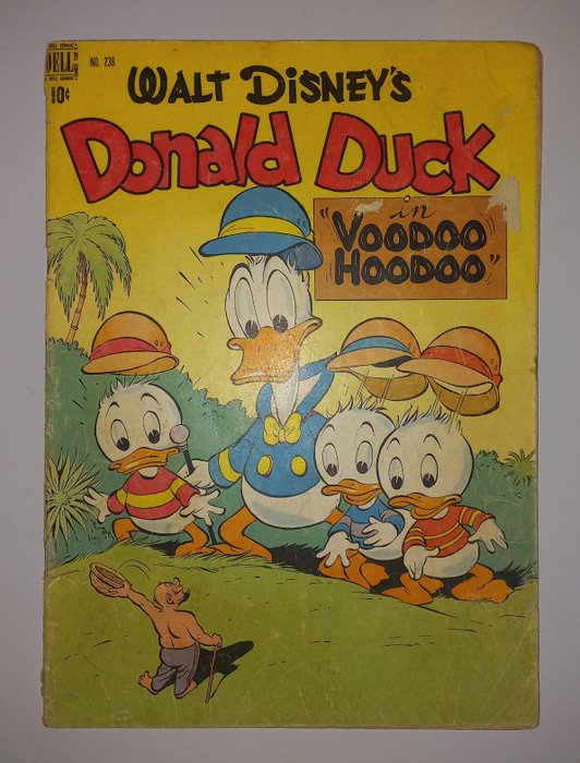 Four Color #238 - Donald Duck in "Voodoo Hoodoo" - 1 Comic - Første udgave - 1949