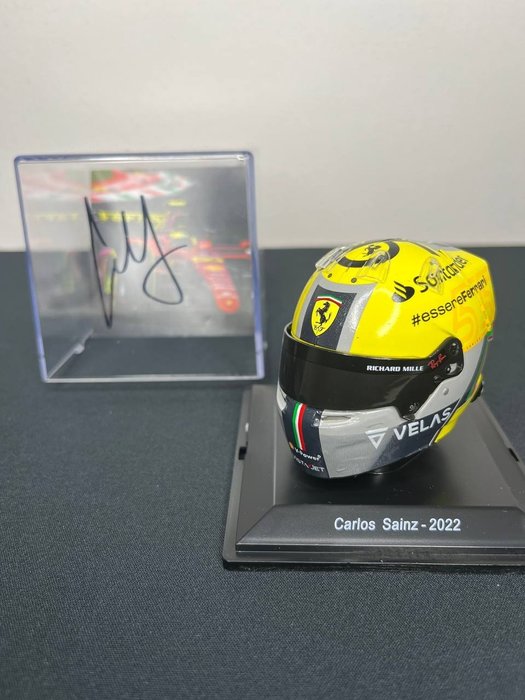 法拉利 - Italy Grand Prix 2022 - Limited Edition - Carlos Sainz - 比例 1/5 頭盔 