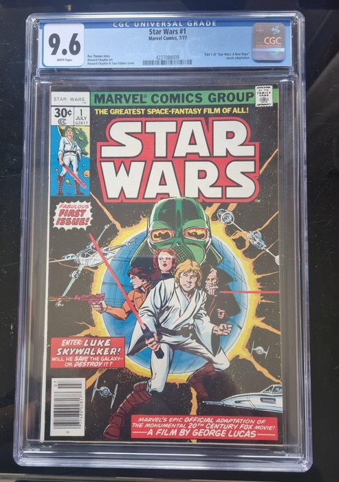 Star Wars - 1 Graded comic - First edition - 1977 - CGC 9.6