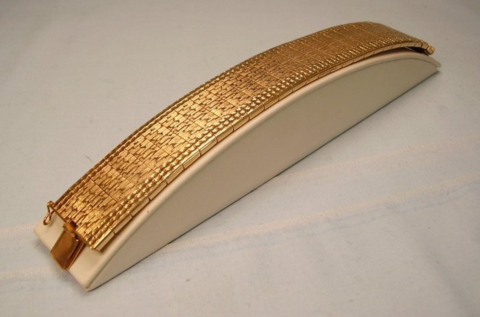 Ohne Mindestpreis - Goldschmiede-Arbeit um 1920 mit Goldschmiede-Zeichen - Armband Schaumgold /Golddoublé 