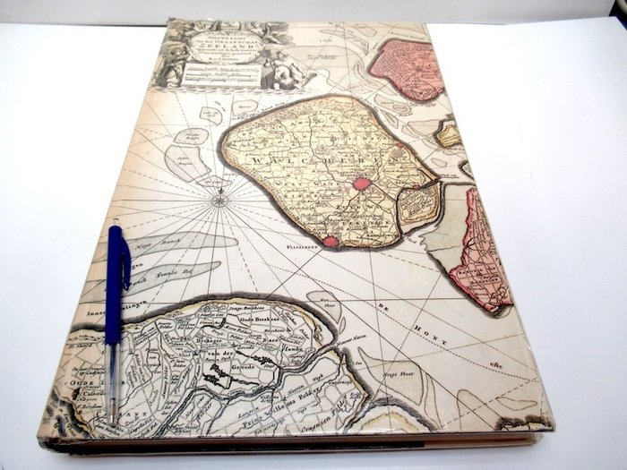 荷蘭, 地圖集 - 西蘭島; "De Heeren Hattinga" - (Hattinga's)  Atlas van Zeeland - 1721-1750