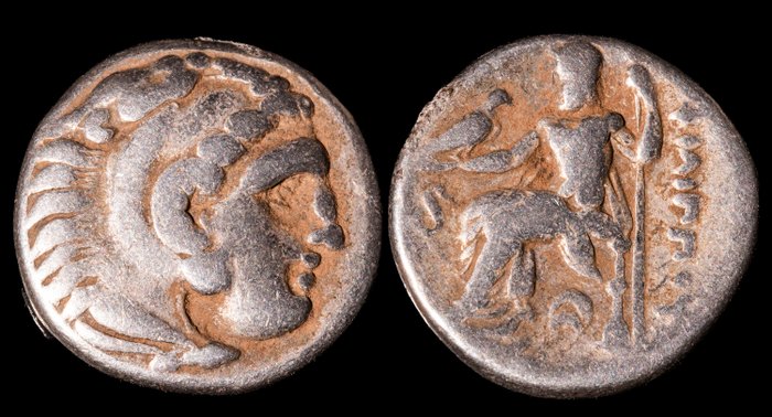 Regno di Macedonia Dracma d'argento di AlexaRegno di Macedonia il Grande  (Senza Prezzo di Riserva)