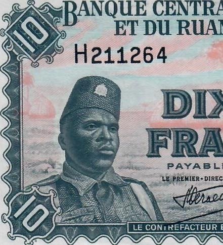 Belgisk Congo. - 10 francs 15/1/1955 - Pick 30a  (Ingen mindstepris)