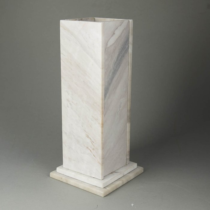 Vaso  - Vaso vintage in marmo di Carrara degli anni '70