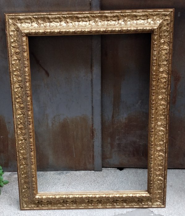 Frame  - carved golden wood