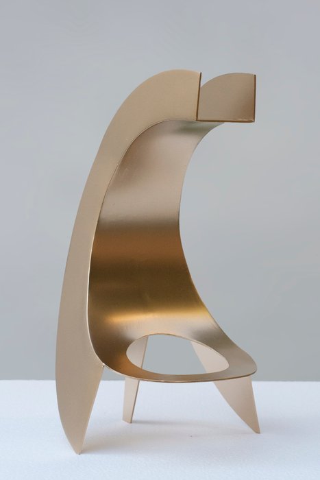 Canduela - Sculpture, Open volume - 38.5 cm - Steel - 2024
