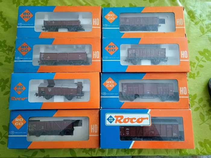 Roco H0 - 模型貨運火車 (8) - DB