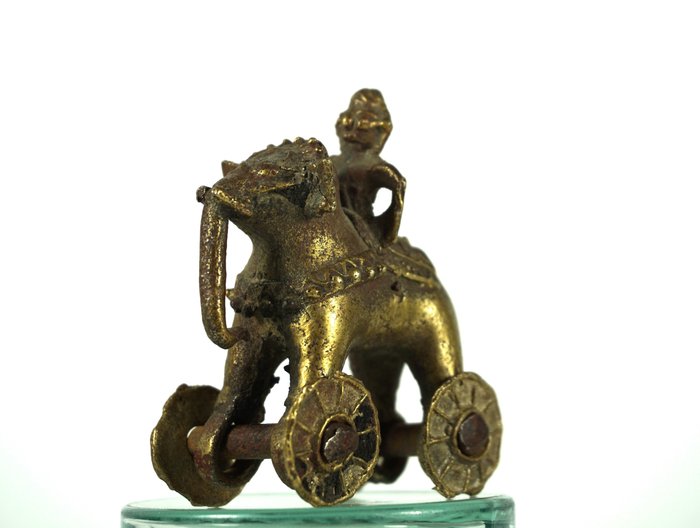 Tempeltoy-Elefant - Metall - Indien - erste Hälfte des 20. Jahrhunderts