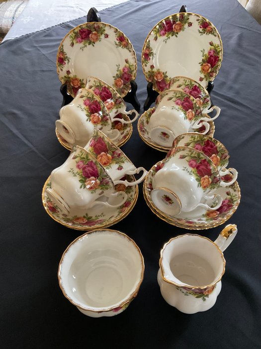 Royal Albert - Table service (20) - Old Country roses - Porcelain