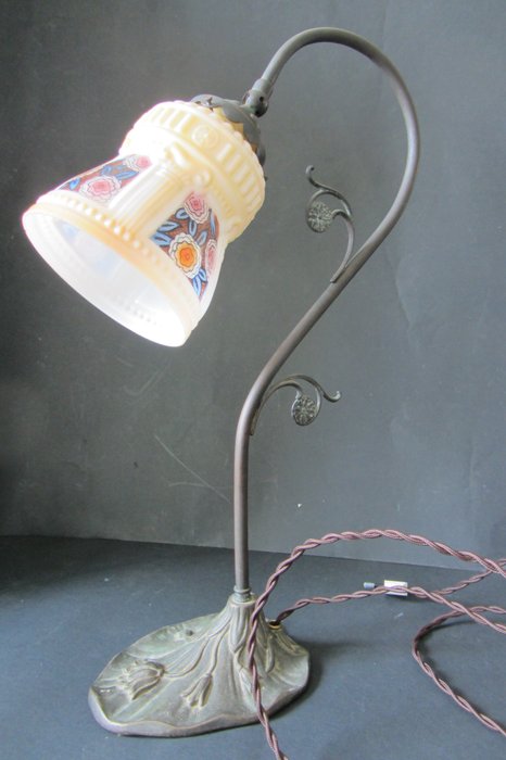 Bordlampe - frihet - opal glass metall