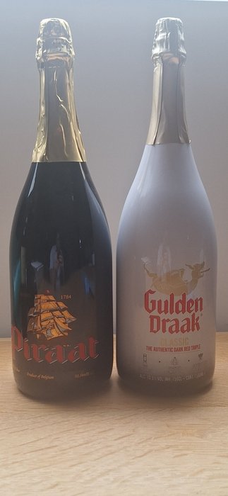 Van Steenberghe - Piraat & Gulden Draak Klassisk magnum - 1,5 liter -  2 flaskor 