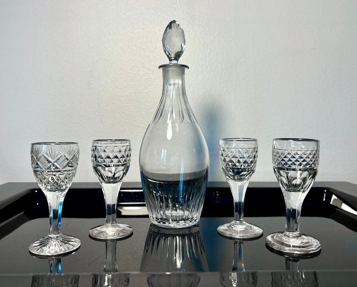 Montcenis (Baccarat & Saint Louis) - Zestaw szklanek (5) - Kryształ