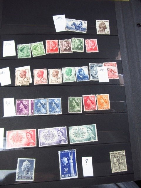 Australien  - frimærkesamling